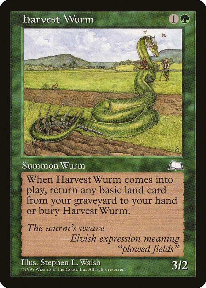 Harvest Wurm [Weatherlight] | Tables and Towers