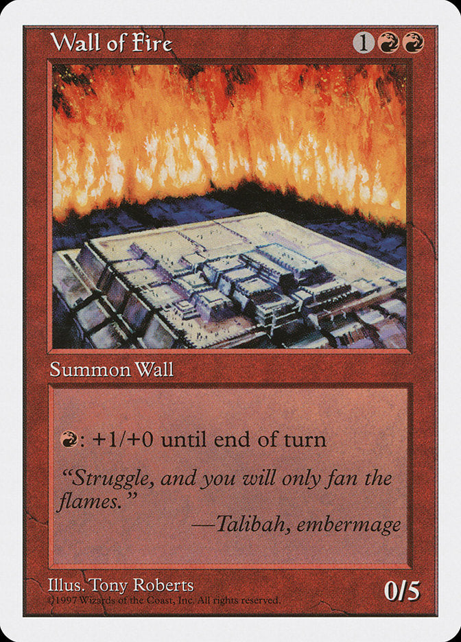 Wall of Fire [Fifth Edition] | Tables and Towers