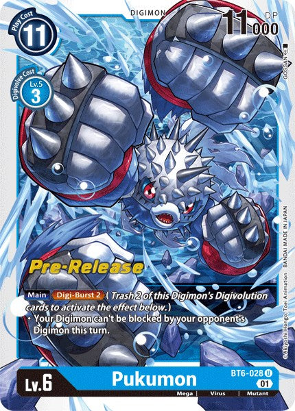 Pukumon [BT6-028] [Double Diamond Pre-Release Cards] | Tables and Towers