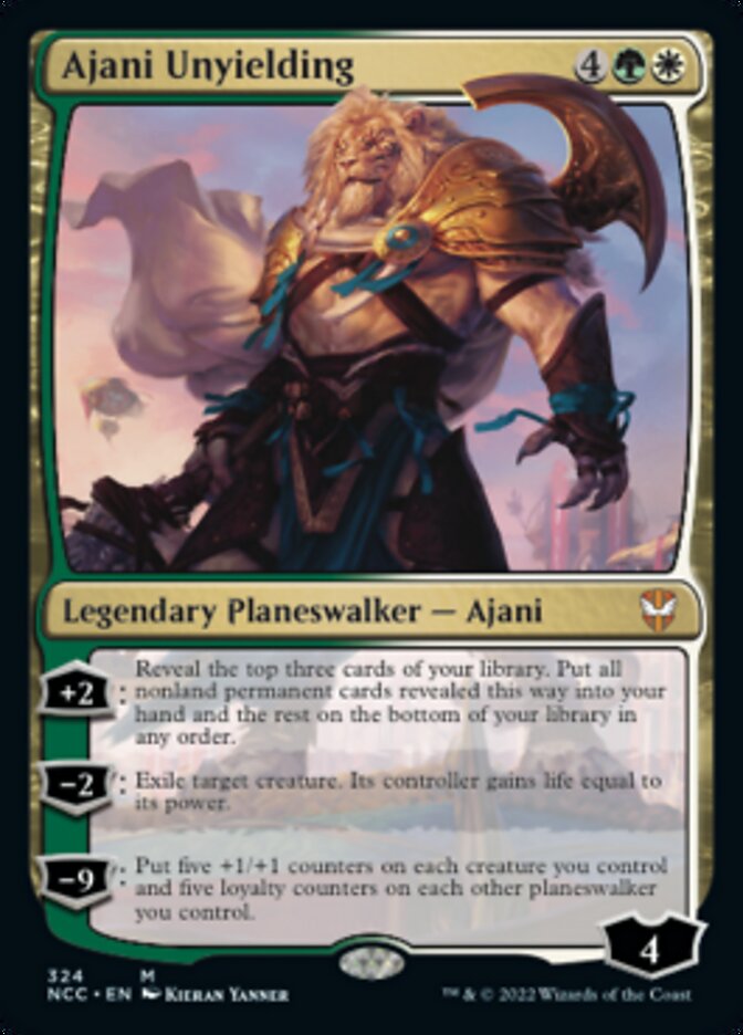 Ajani Unyielding [Streets of New Capenna Commander] | Tables and Towers