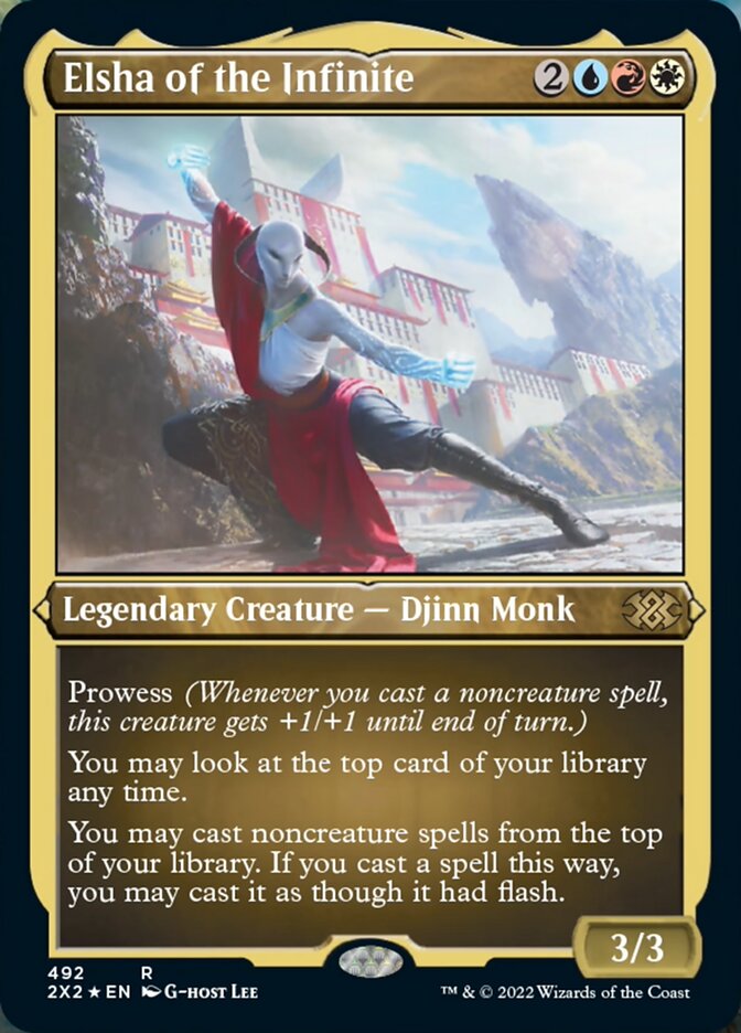 Elsha of the Infinite (Foil Etched) [Double Masters 2022] | Tables and Towers