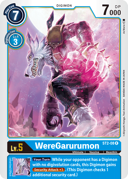 WereGarurumon [ST2-08] [Starter Deck: Cocytus Blue] | Tables and Towers