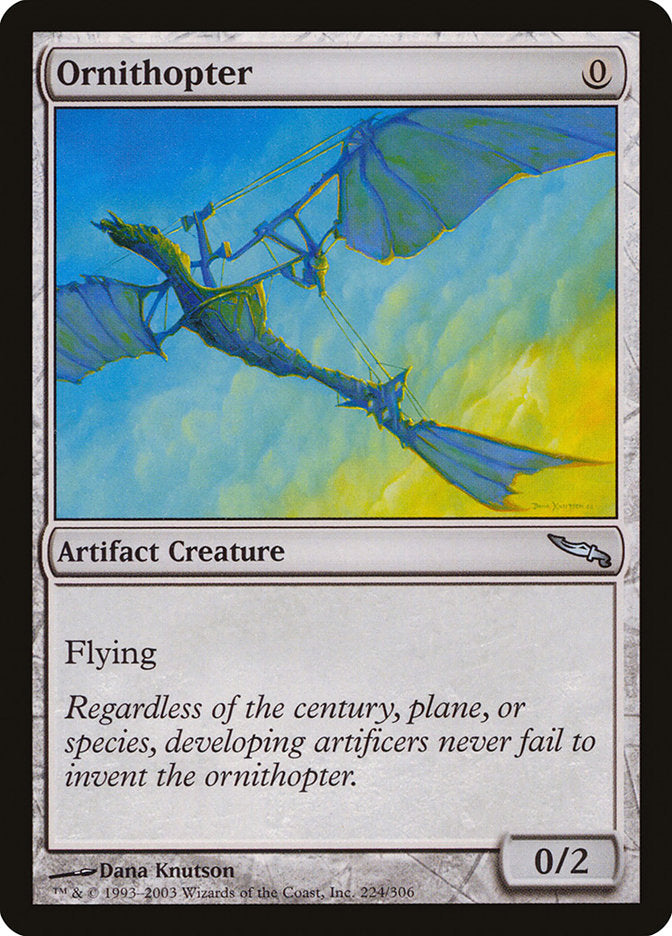 Ornithopter [Mirrodin] | Tables and Towers