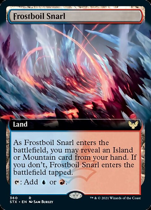 Frostboil Snarl (Extended Art) [Strixhaven: School of Mages] | Tables and Towers