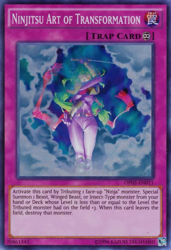 Ninjitsu Art of Transformation [OP02-EN011] Super Rare | Tables and Towers