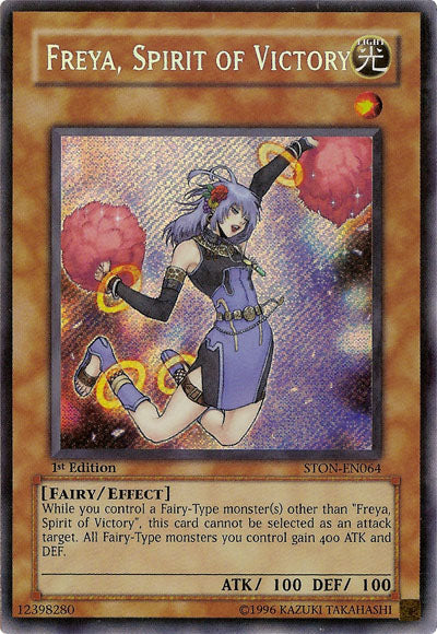 Freya, Spirit of Victory [STON-EN064] Secret Rare | Tables and Towers