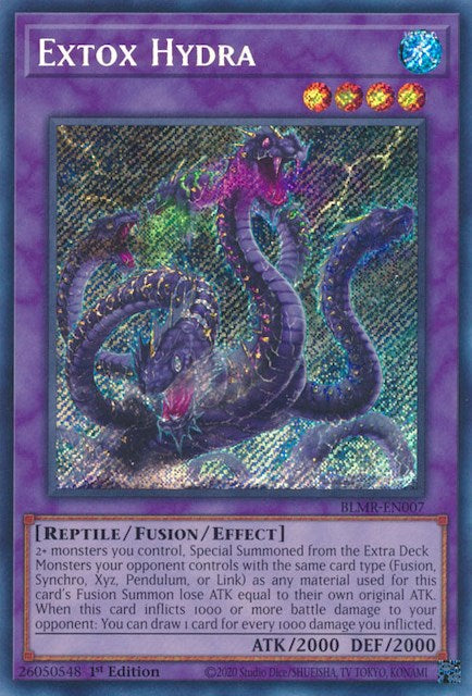 Extox Hydra [BLMR-EN007] Secret Rare | Tables and Towers