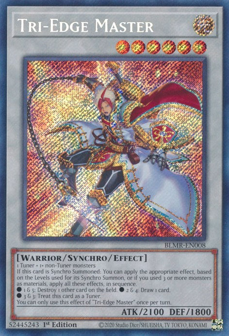 Tri-Edge Master [BLMR-EN008] Secret Rare | Tables and Towers