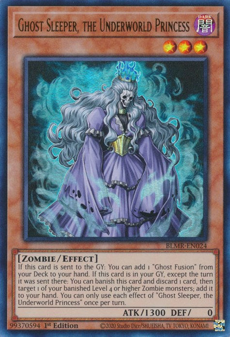 Ghost Sleeper, the Underworld Princess [BLMR-EN024] Ultra Rare | Tables and Towers