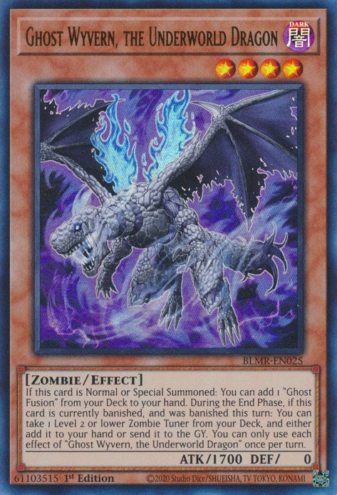 Ghost Wyvern, the Underworld Dragon [BLMR-EN025] Ultra Rare | Tables and Towers