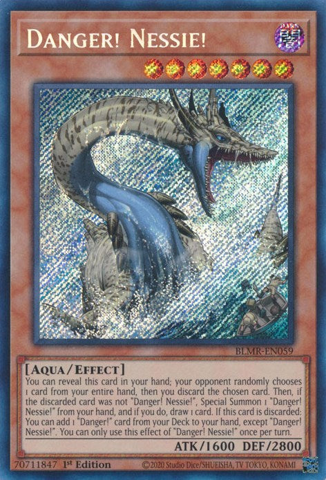 Danger! Nessie! [BLMR-EN059] Secret Rare | Tables and Towers