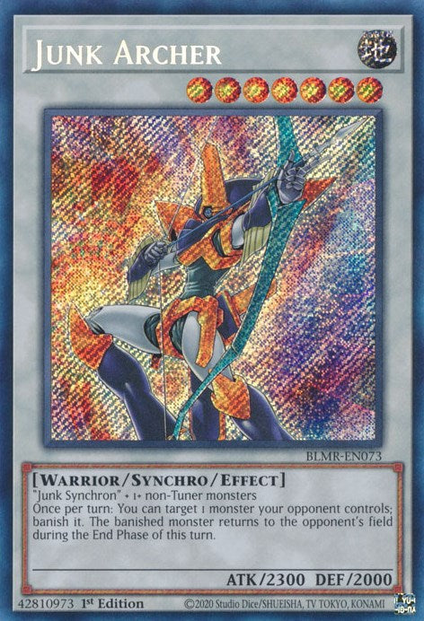 Junk Archer [BLMR-EN073] Secret Rare | Tables and Towers