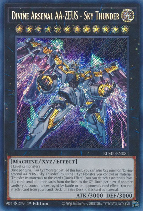 Divine Arsenal AA-ZEUS - Sky Thunder [BLMR-EN084] Secret Rare | Tables and Towers