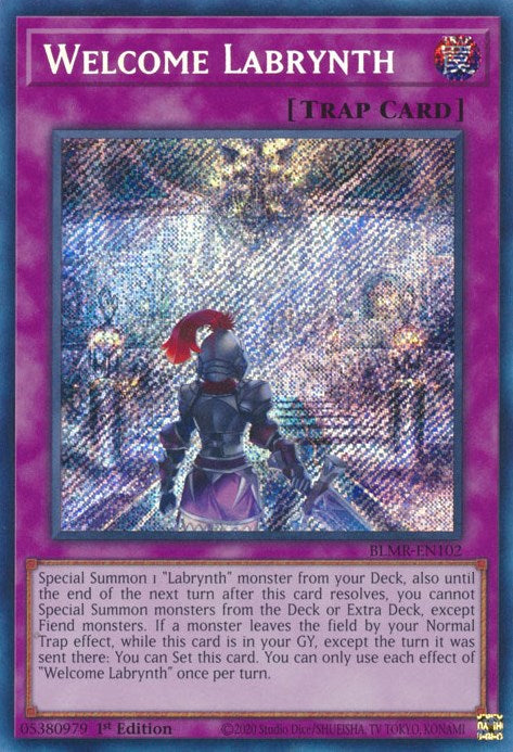 Welcome Labrynth [BLMR-EN102] Secret Rare | Tables and Towers