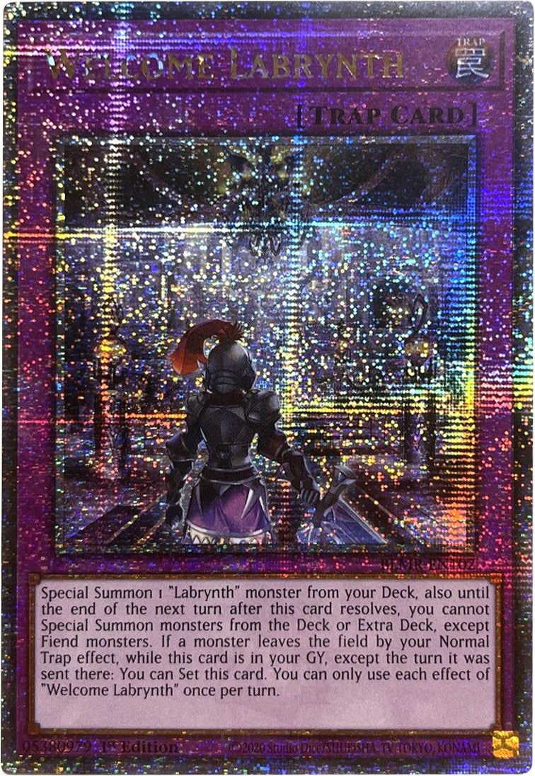 Welcome Labrynth [BLMR-EN102] Quarter Century Secret Rare | Tables and Towers