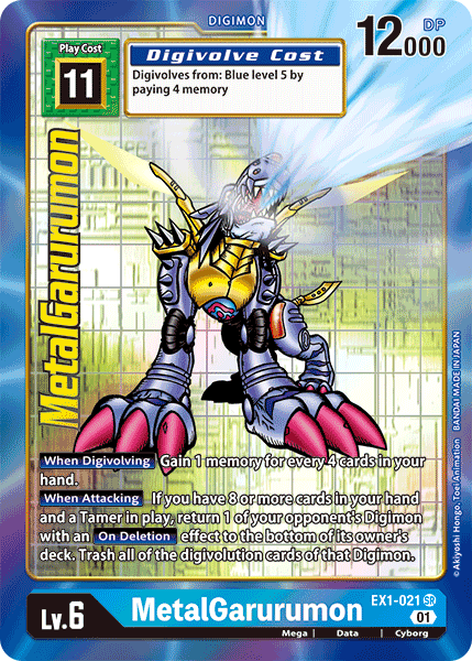 MetalGarurumon [EX1-021] (Alternate Art) [Classic Collection] | Tables and Towers