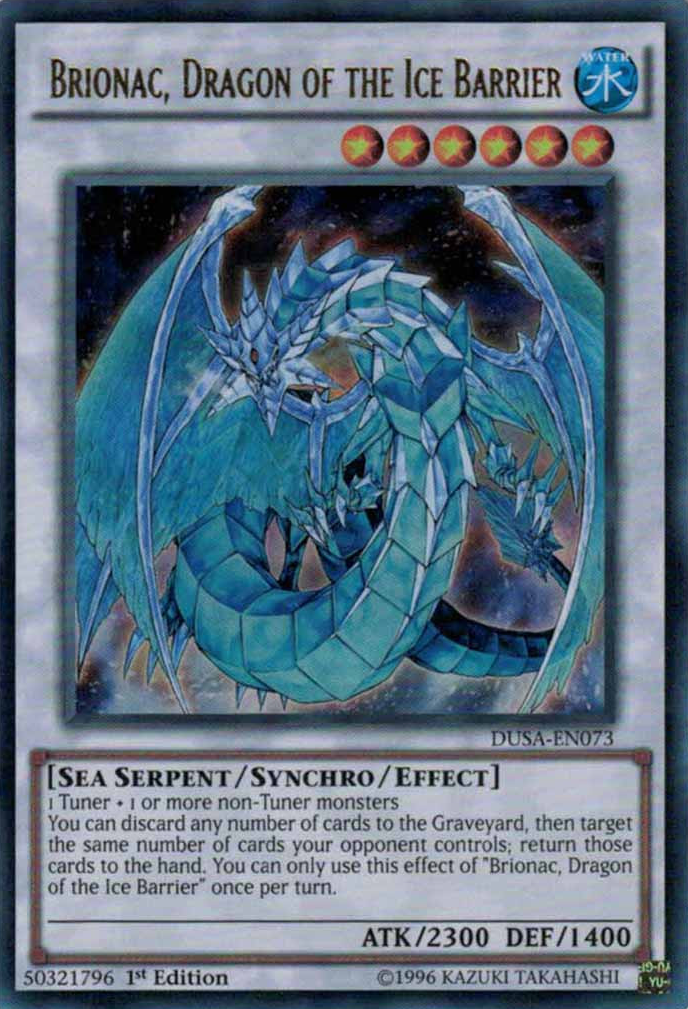 Brionac, Dragon of the Ice Barrier [DUSA-EN073] Ultra Rare | Tables and Towers