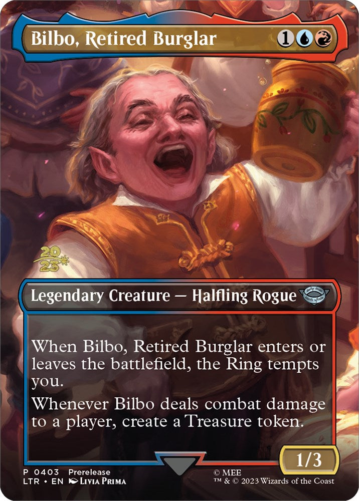 Bilbo, Retired Burglar [The Lord of the Rings: Tales of Middle-Earth Prerelease Promos] | Tables and Towers