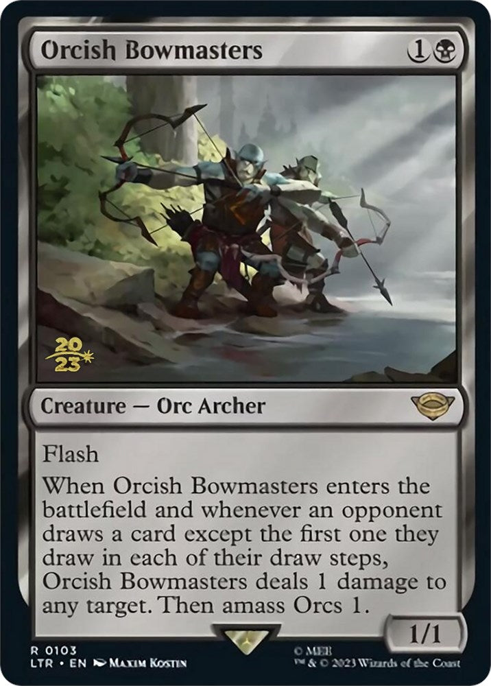 Orcish Bowmasters [The Lord of the Rings: Tales of Middle-Earth Prerelease Promos] | Tables and Towers