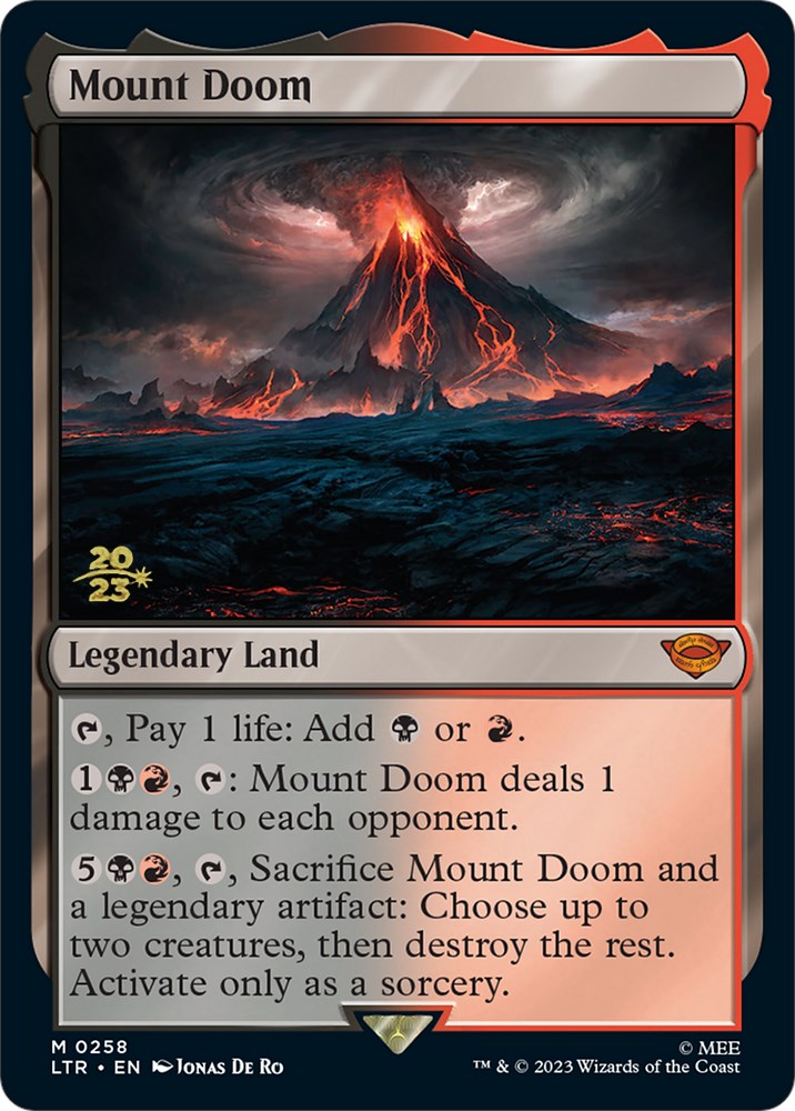 Mount Doom [The Lord of the Rings: Tales of Middle-Earth Prerelease Promos] | Tables and Towers