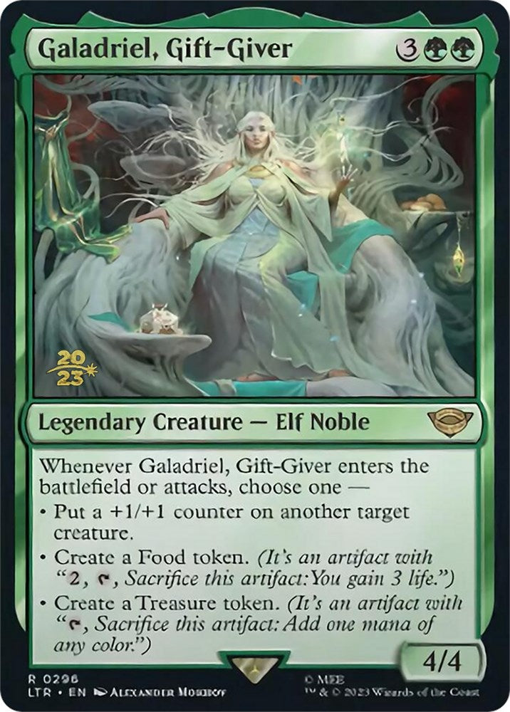 Galadriel, Gift-Giver [The Lord of the Rings: Tales of Middle-Earth Prerelease Promos] | Tables and Towers