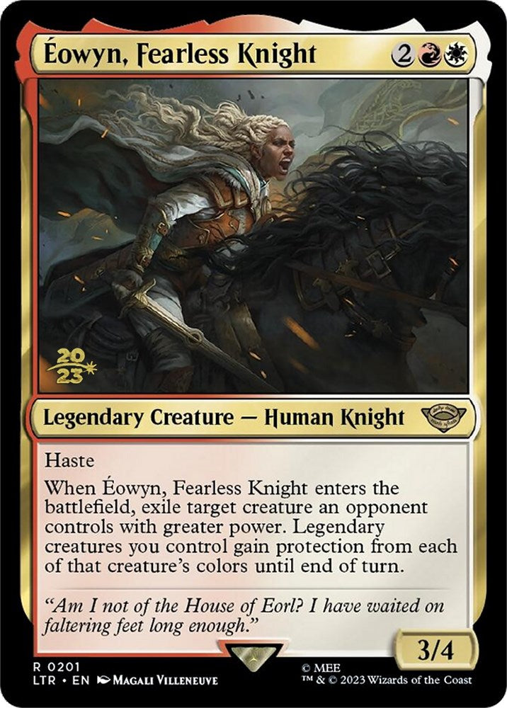 Eowyn, Fearless Knight [The Lord of the Rings: Tales of Middle-Earth Prerelease Promos] | Tables and Towers