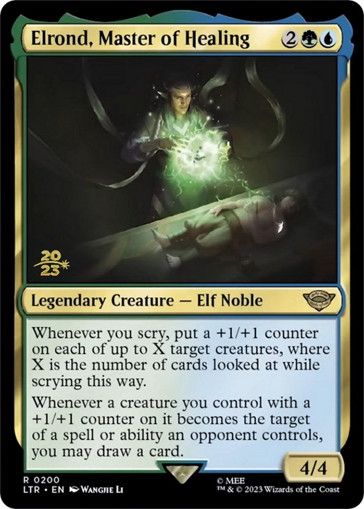 Elrond, Master of Healing [The Lord of the Rings: Tales of Middle-Earth Prerelease Promos] | Tables and Towers