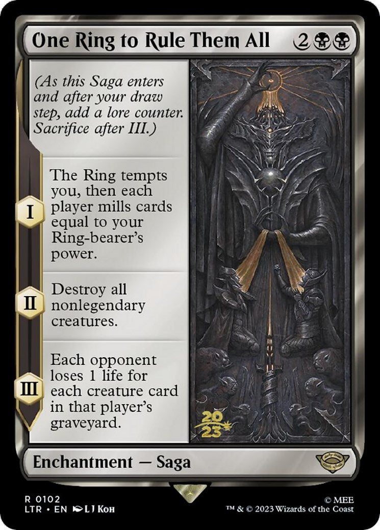 One Ring to Rule Them All [The Lord of the Rings: Tales of Middle-Earth Prerelease Promos] | Tables and Towers