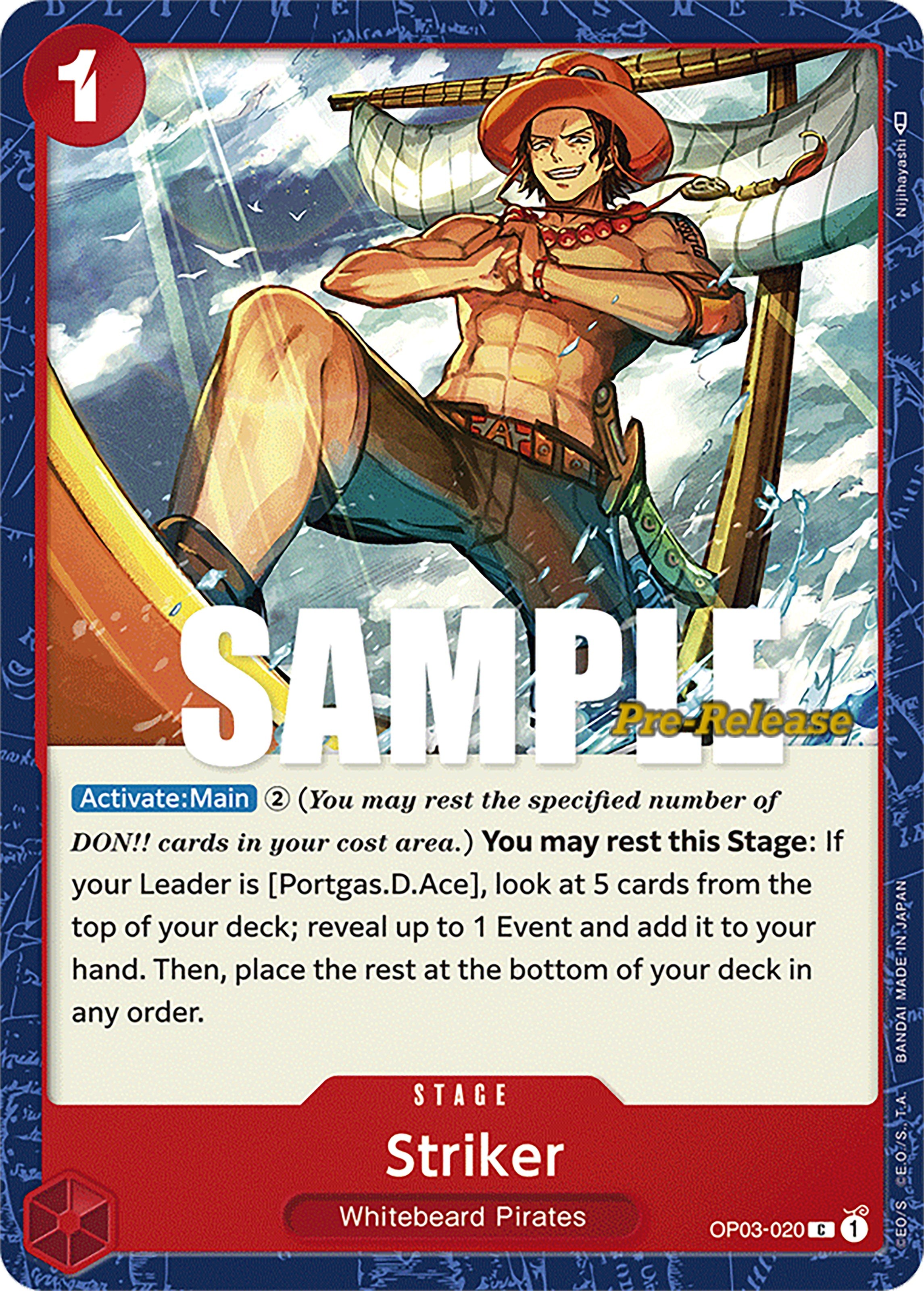 Striker [Pillars of Strength Pre-Release Cards] | Tables and Towers