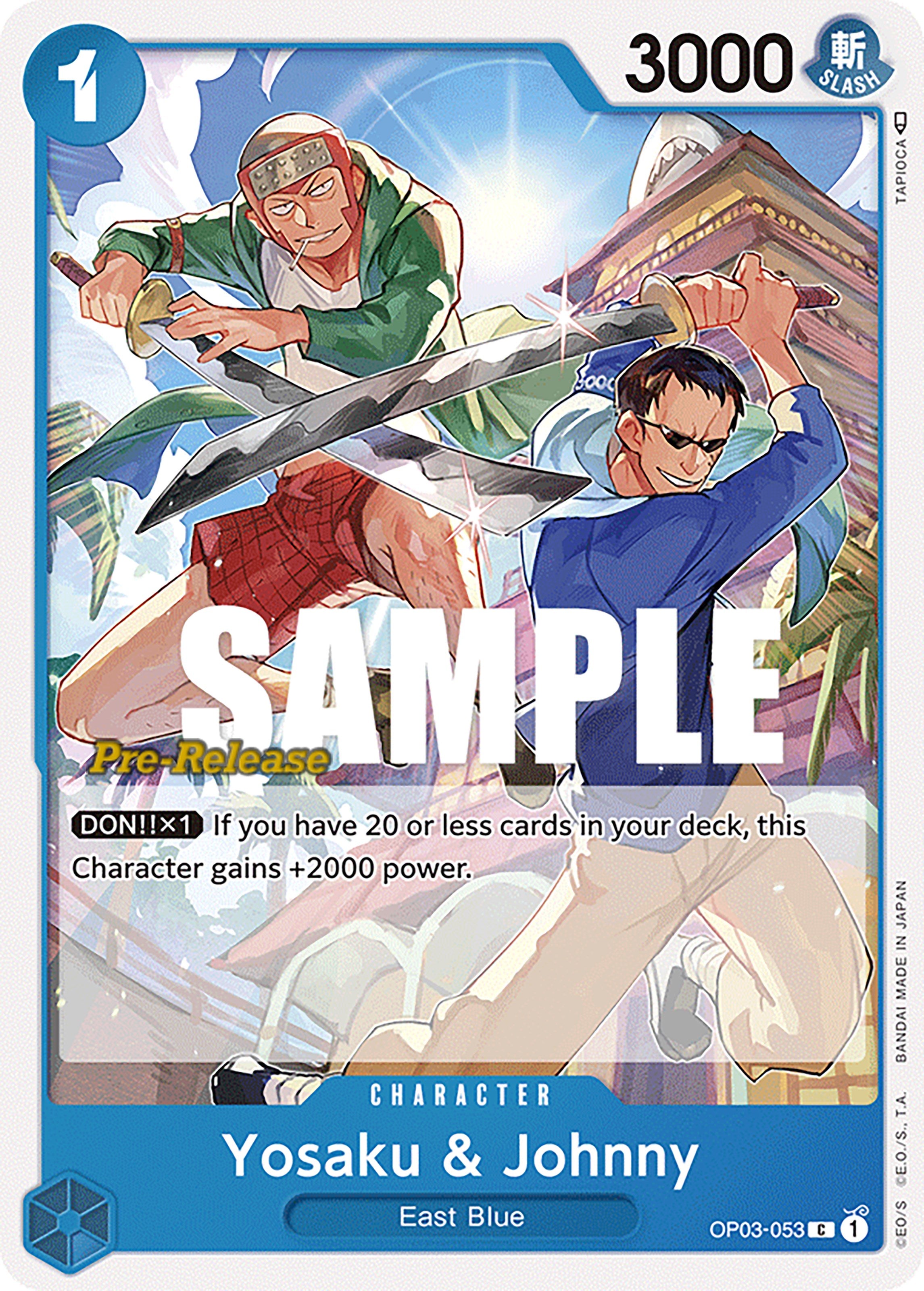 Yosaku & Johnny [Pillars of Strength Pre-Release Cards] | Tables and Towers