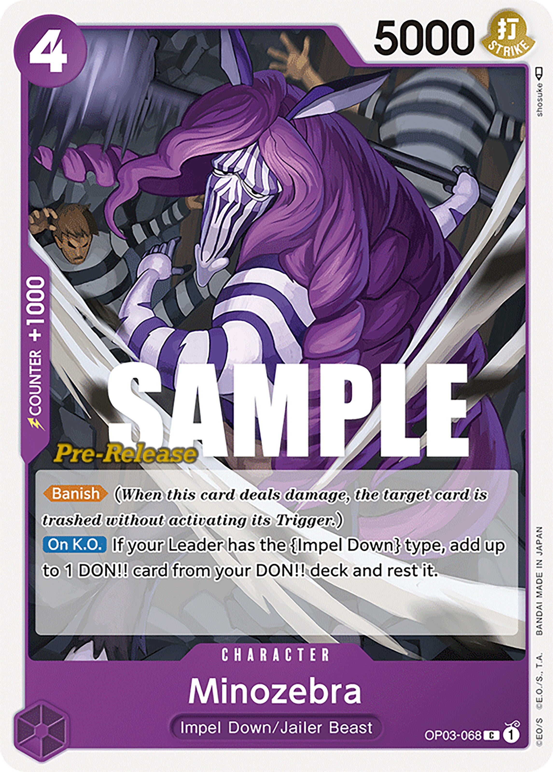 Minozebra [Pillars of Strength Pre-Release Cards] | Tables and Towers