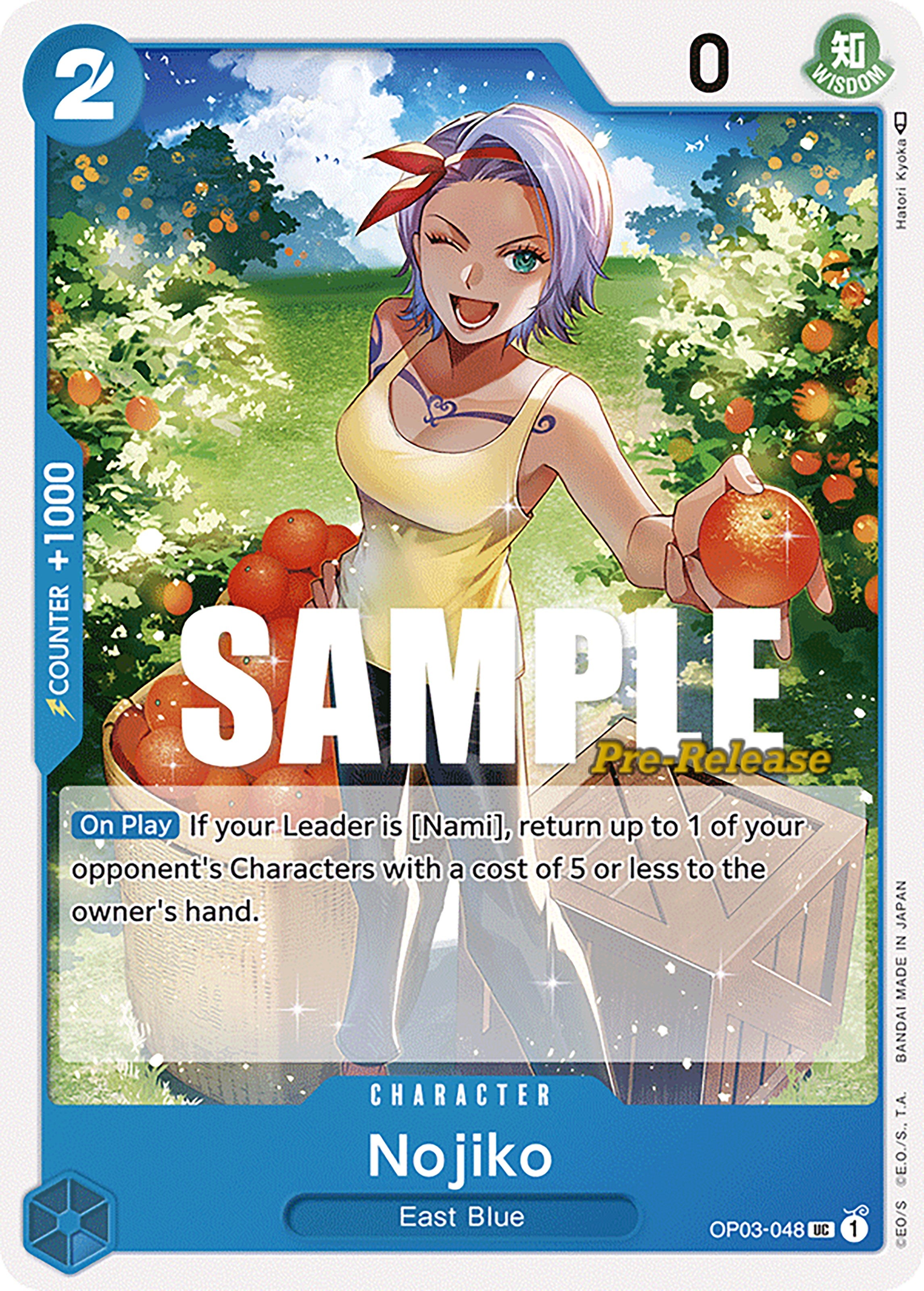 Nojiko [Pillars of Strength Pre-Release Cards] | Tables and Towers