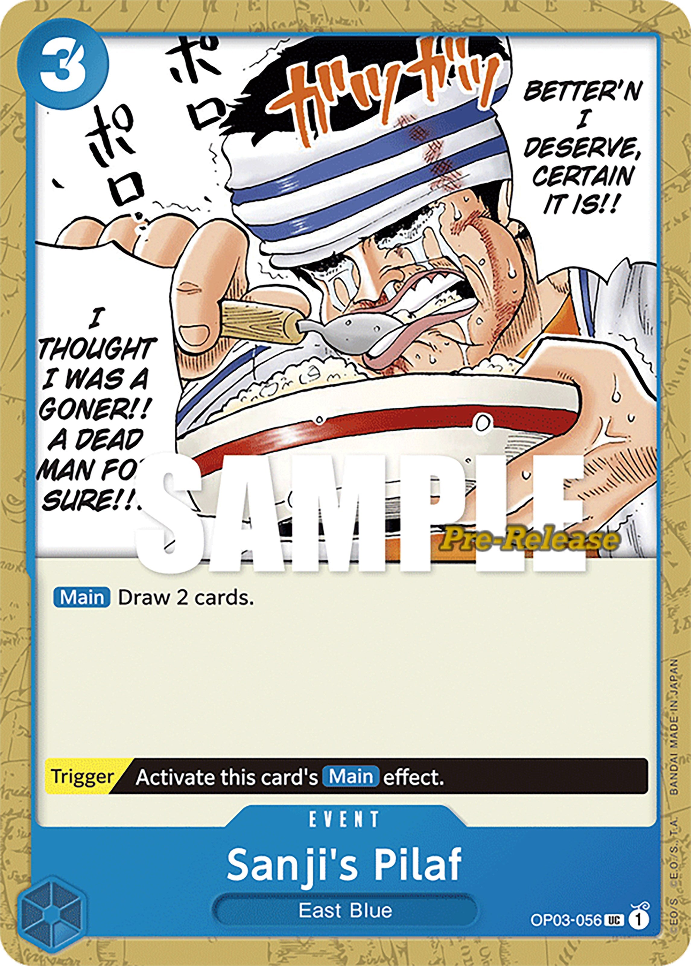 Sanji's Pilaf [Pillars of Strength Pre-Release Cards] | Tables and Towers