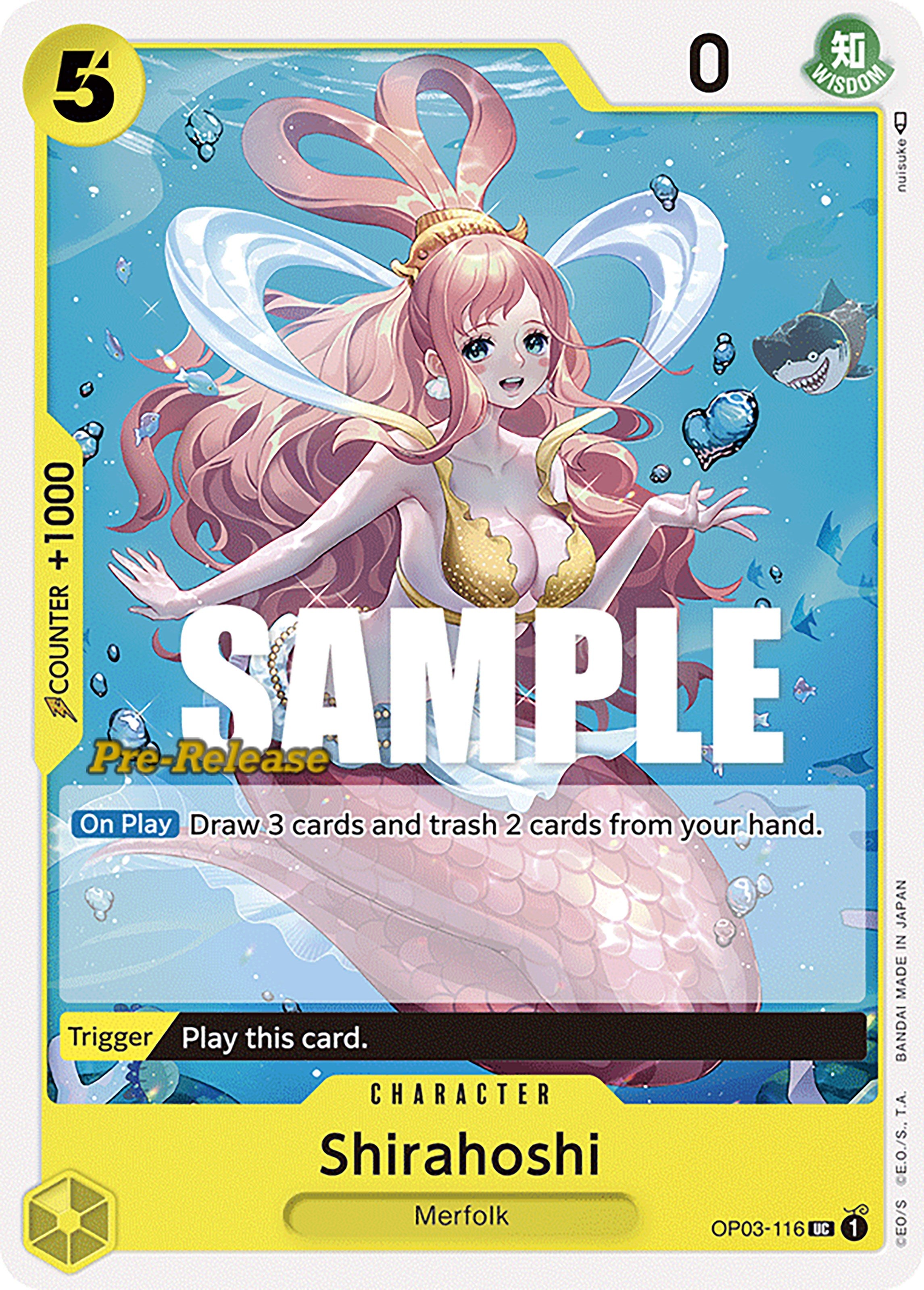 Shirahoshi [Pillars of Strength Pre-Release Cards] | Tables and Towers