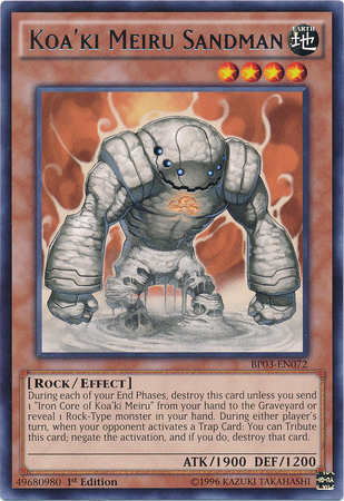 Koa'ki Meiru Sandman [BP03-EN072] Rare | Tables and Towers