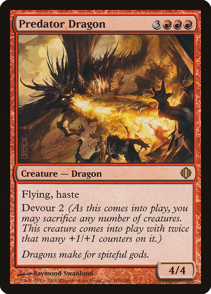 Predator Dragon [Shards of Alara] | Tables and Towers