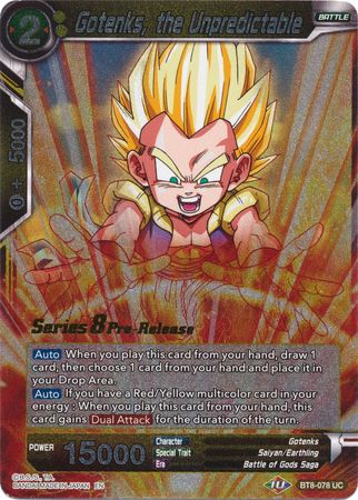 Gotenks, the Unpredictable (BT8-078_PR) [Malicious Machinations Prerelease Promos] | Tables and Towers