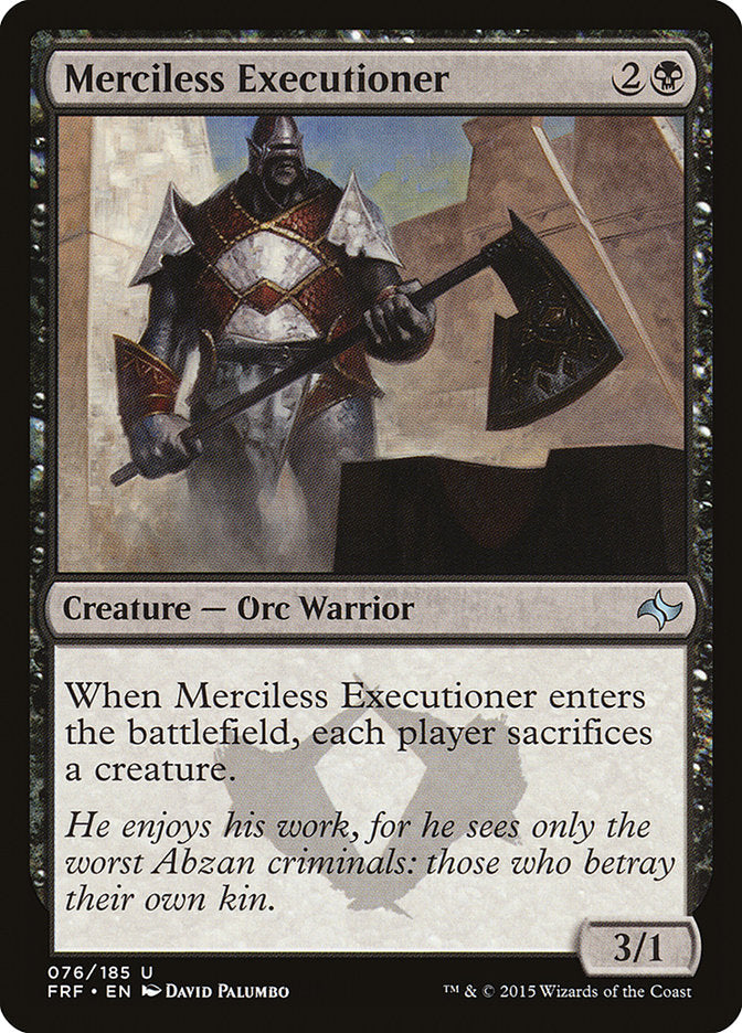 Merciless Executioner [Fate Reforged] | Tables and Towers