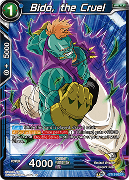 Bido, the Cruel (Rare) (BT13-053) [Supreme Rivalry] | Tables and Towers