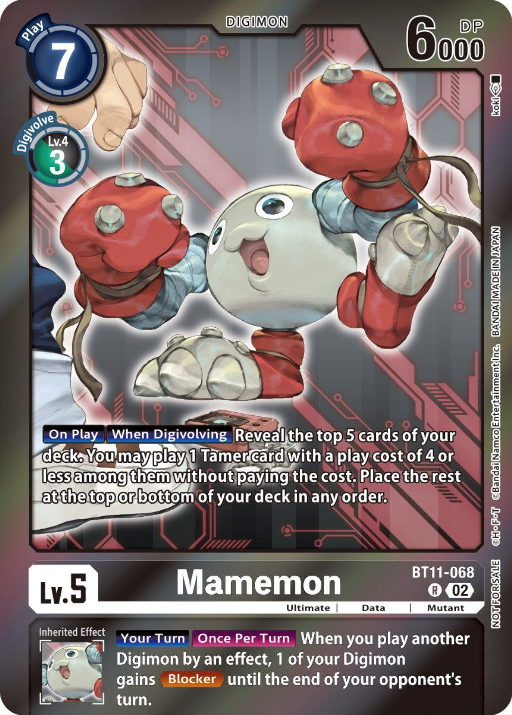 Mamemon [BT11-068] (Event Pack 5) [Dimensional Phase Promos] | Tables and Towers