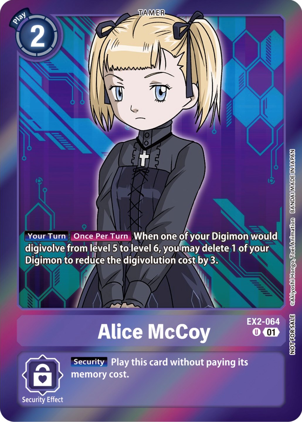 Alice McCoy [EX2-064] (Event Pack 5) [Digital Hazard Promos] | Tables and Towers