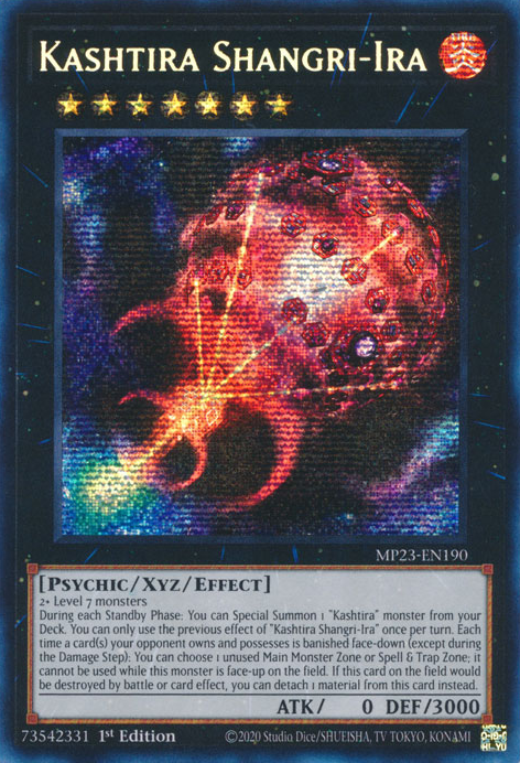 Kashtira Shangri-Ira [MP23-EN190] Prismatic Secret Rare | Tables and Towers