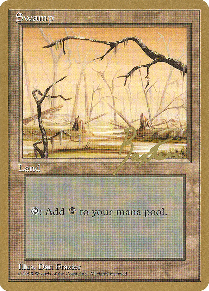 Swamp (gb370) (George Baxter) [Pro Tour Collector Set] | Tables and Towers