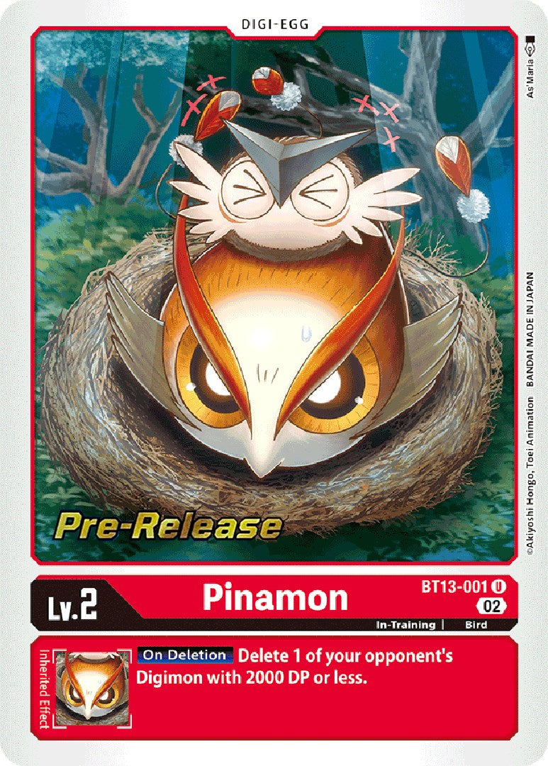 Pinamon [BT13-001] [Versus Royal Knight Booster Pre-Release Cards] | Tables and Towers