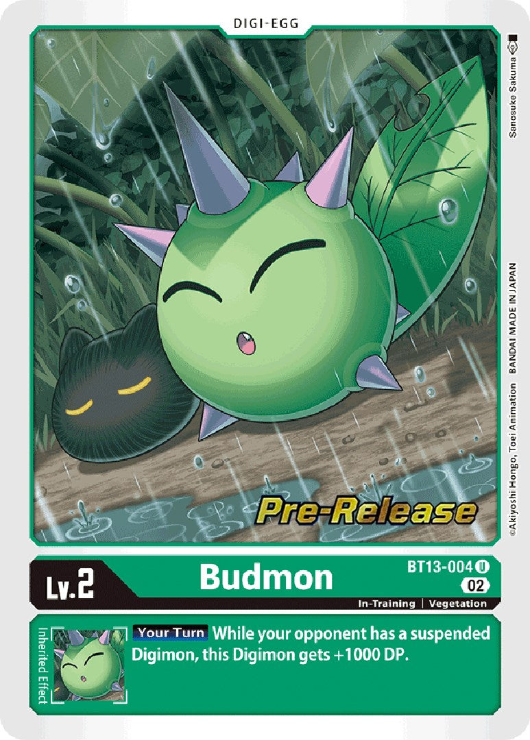 Budmon [BT13-004] [Versus Royal Knight Booster Pre-Release Cards] | Tables and Towers