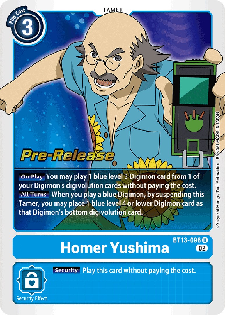 Homer Yushima [BT13-096] [Versus Royal Knight Booster Pre-Release Cards] | Tables and Towers