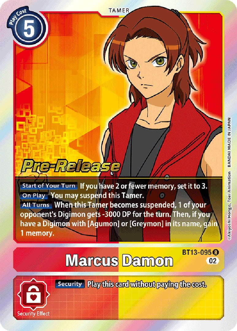 Marcus Damon [BT13-095] [Versus Royal Knight Booster Pre-Release Cards] | Tables and Towers