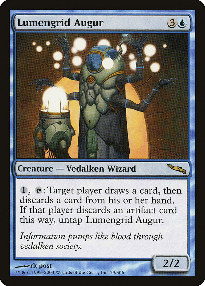 Lumengrid Augur [Mirrodin] | Tables and Towers