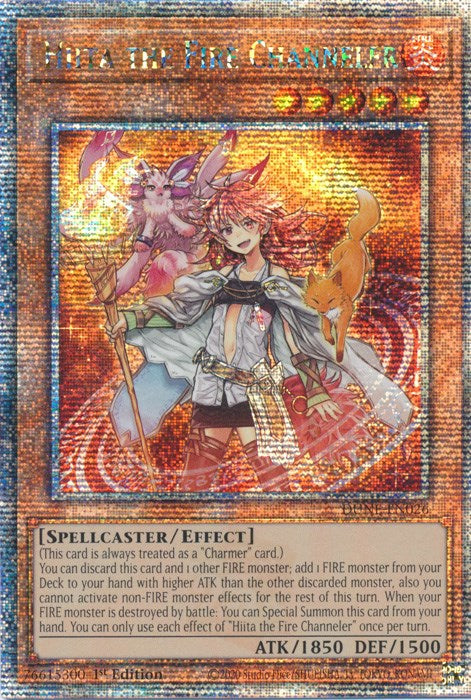 Hiita the Fire Channeler [DUNE-EN026] Quarter Century Secret Rare | Tables and Towers