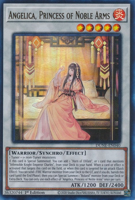 Angelica, Princess of Noble Arms [DUNE-EN040] Ultra Rare | Tables and Towers